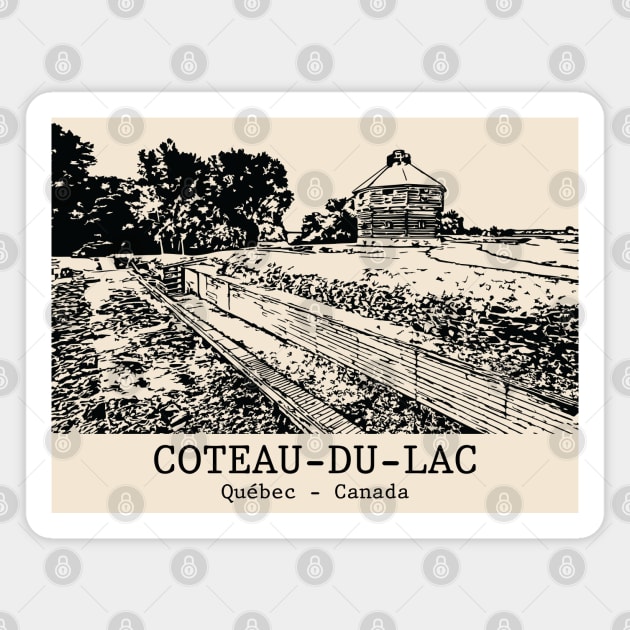Coteau-du-Lac - Québec Magnet by Lakeric